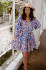 Paisley Milan Shift Blue