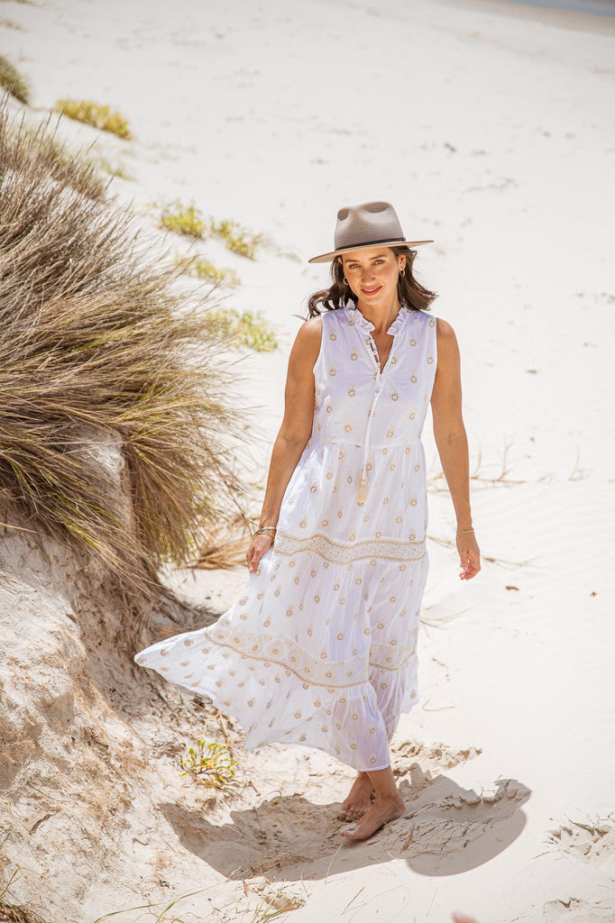 Mollymook Maxi - Palma White