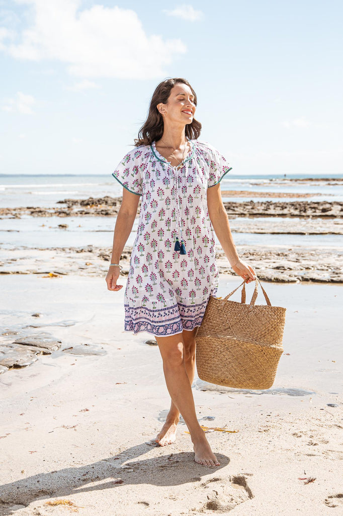 Milton Sundress - Barbados Navy